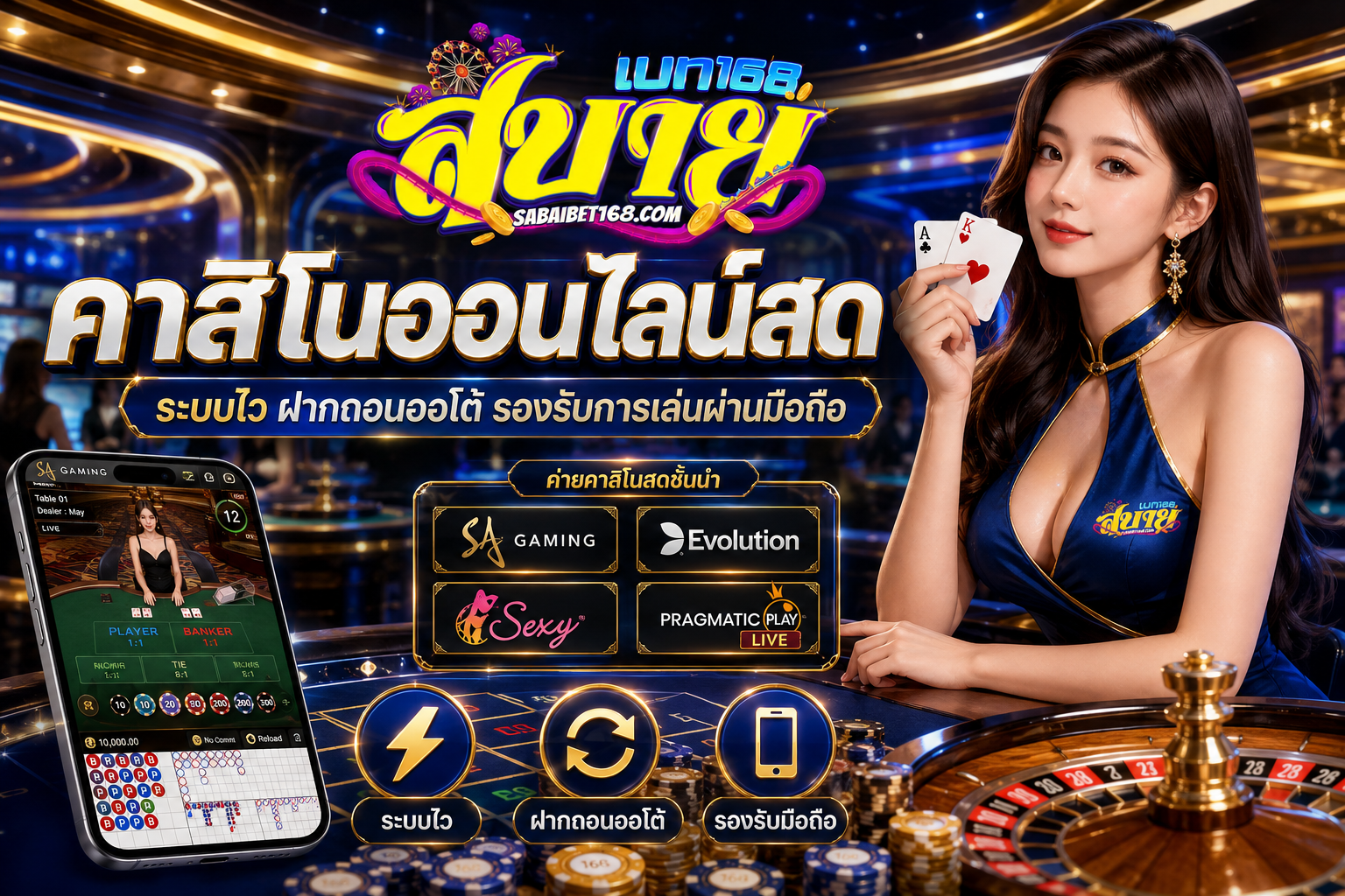 คาสิโนออนไลน์สด เช็กก่อนใช้จริง พร้อมแนะนำ 2026