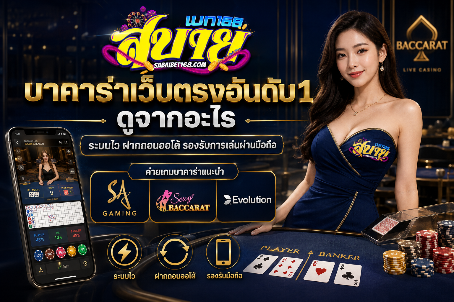 บาคาร่าเว็บตรงอันดับ1 ดูจากอะไร ใช้มุมมองระบบแพลตฟอร์ม