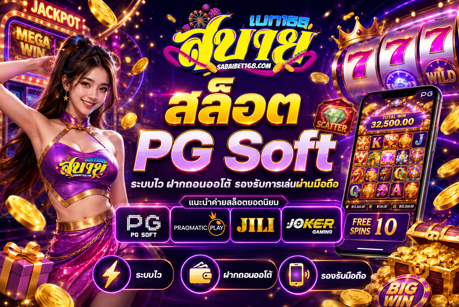 สล็อต PG Soft ยอดนิยม รีวิวล่าสุด ก่อนเล่นต้องรู้ 2026