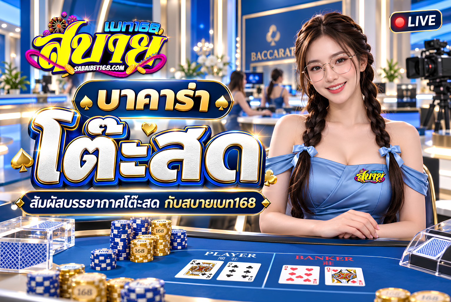 บาคาร่าโต๊ะสด แพลตฟอร์มเสถียร จ่ายเต็มทุกยอด